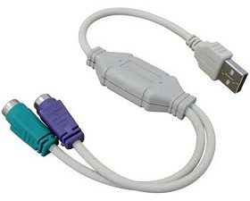 Adaptador Usb - Ps2 Teclado y Mouse